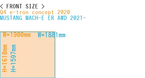 #Q4 e-tron concept 2020 + MUSTANG MACH-E ER AWD 2021-